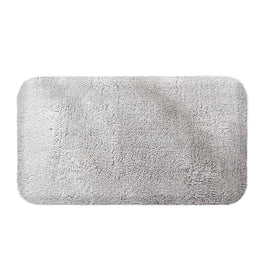 Gray bath mat on a white background