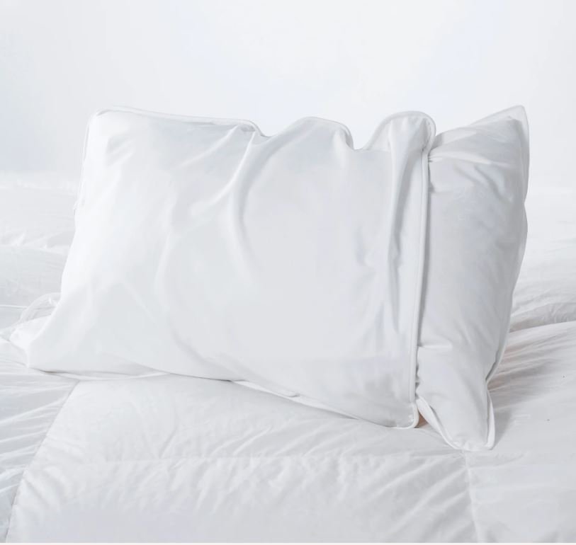 Down Travel Pillow with Cover